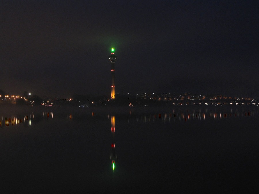 Tampere at night