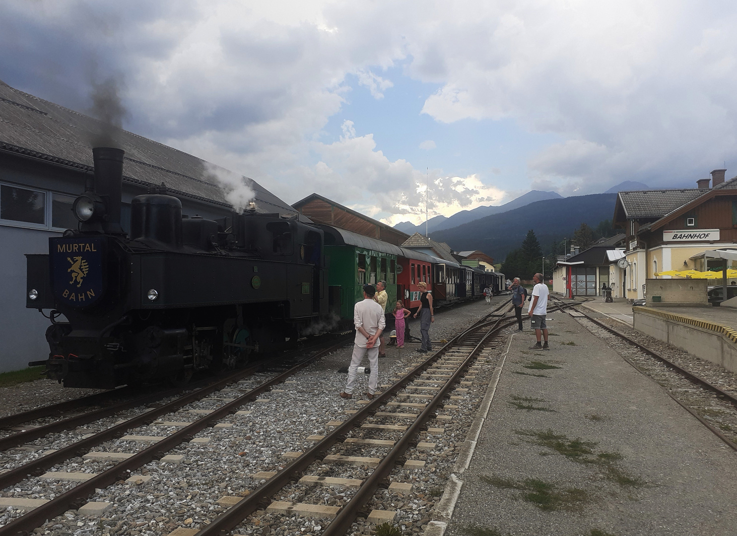 Tamsweg der Dampfzug nach Murau