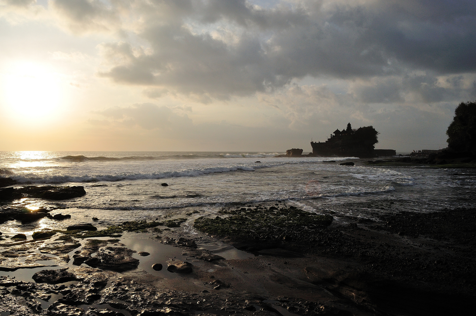 Tanah Lot kurz vor Sonnenuntergang