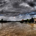 Tanaro 28 aprile 2009 - Alessandria: la piena vista dal ponte Tiziano