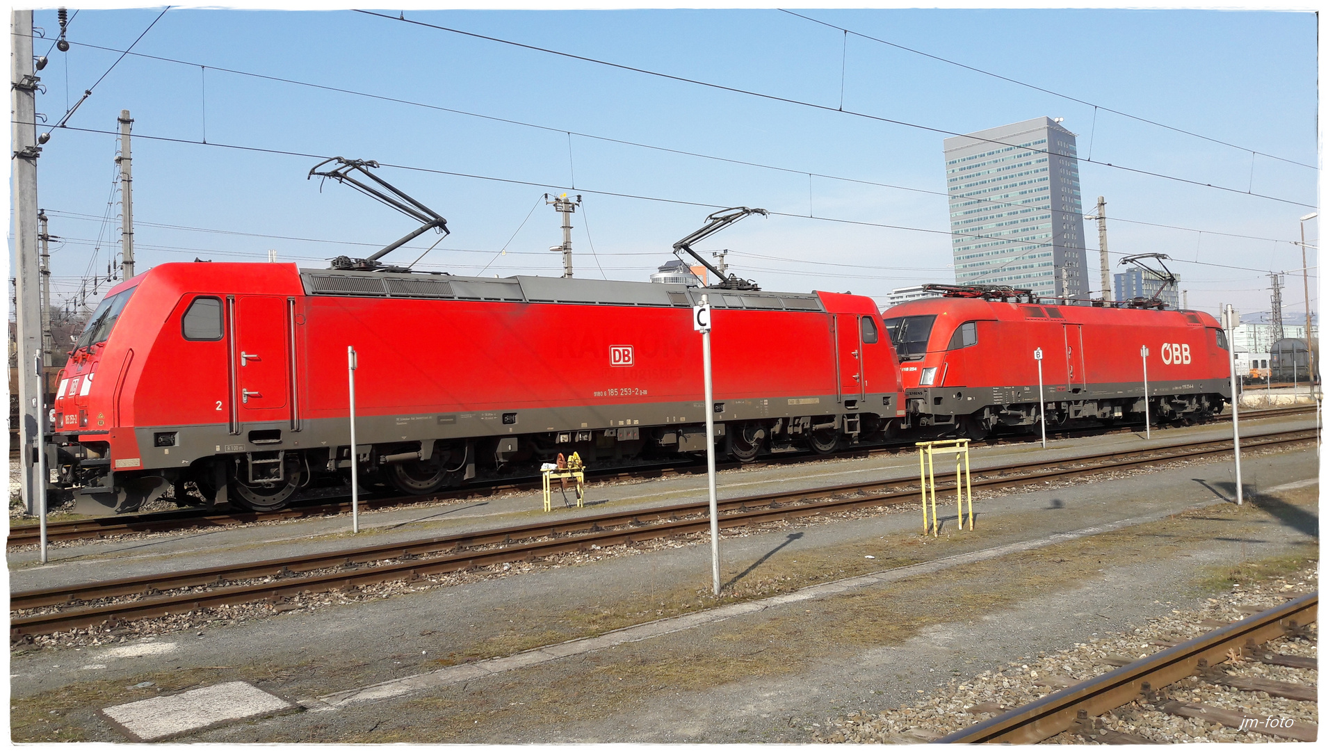 Tandem DB 185.253 + ÖBB 1116.254