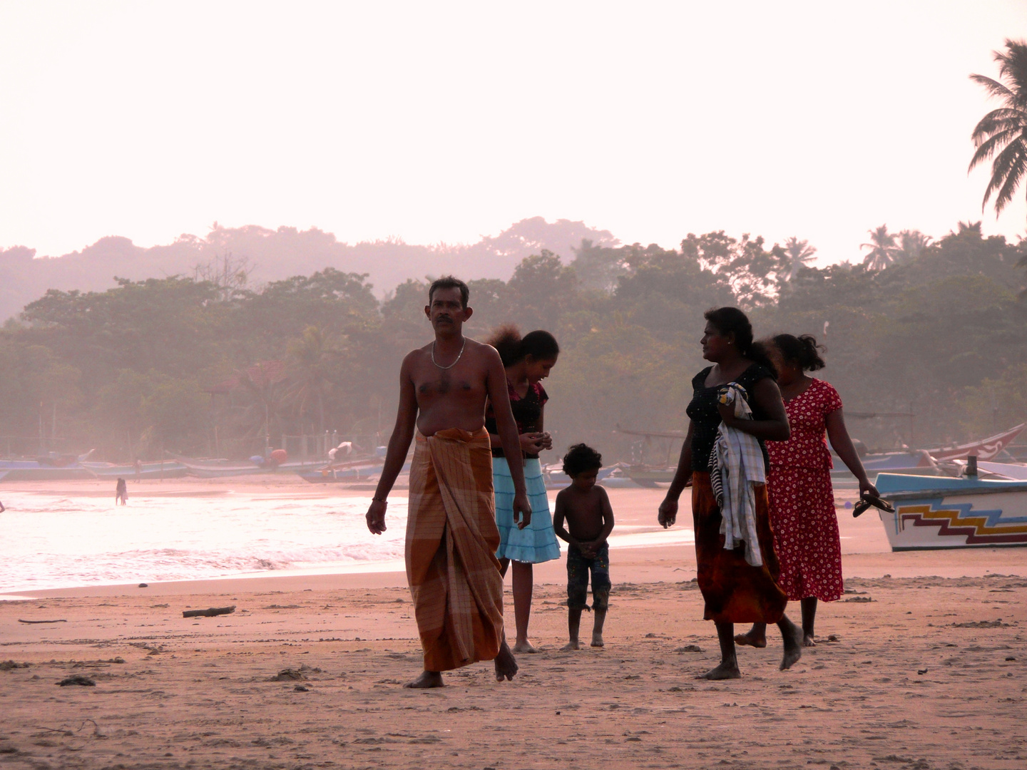 Tangalle at the sunset