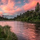 Tangario river sunset. 