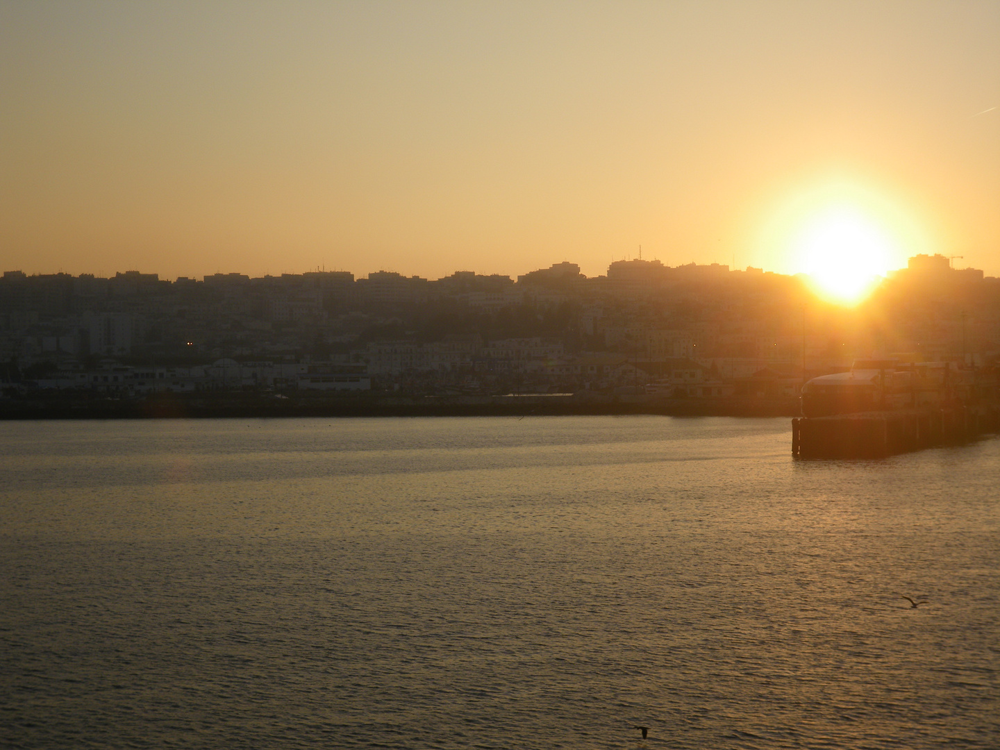 Tanger im Sonnenuntergang....