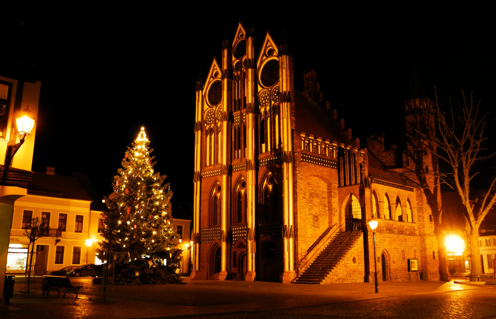 Tangermünde bei Nacht