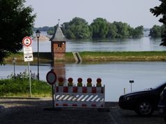 Tangermünde im Hochwasser, fast wieder normal Stand