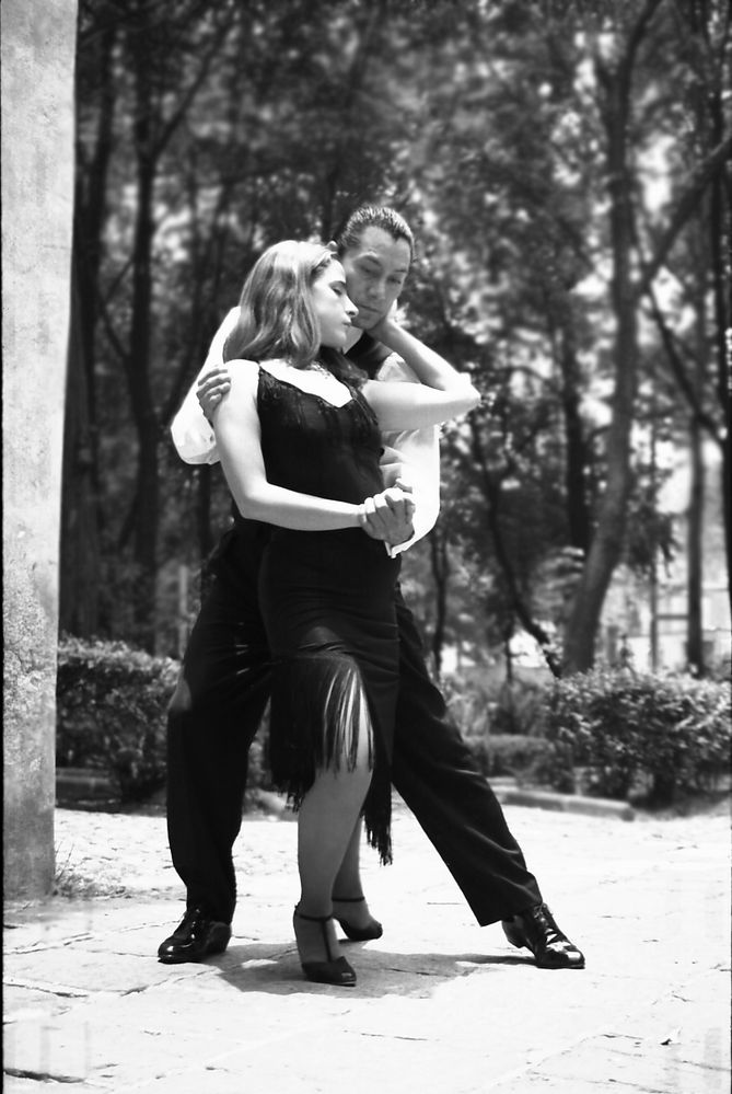 Tango en el parque. 