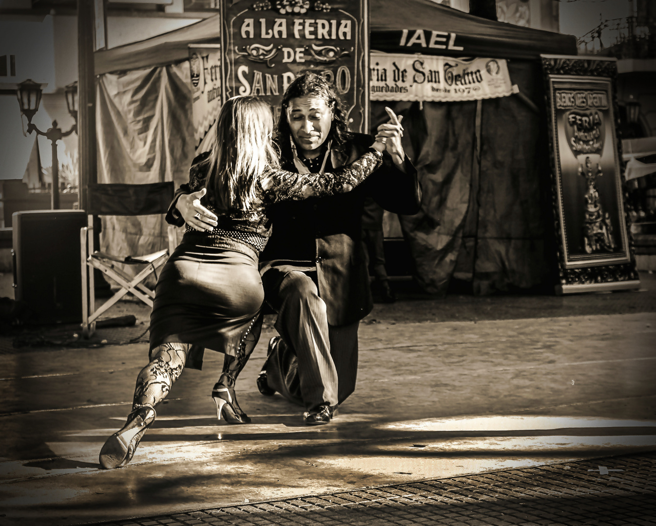 tango en Plaza Dorrego