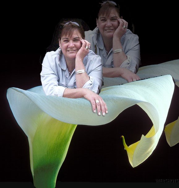 Tania en orquídea