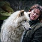 Tanja mit Wolf...