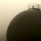 Tank in Nebel