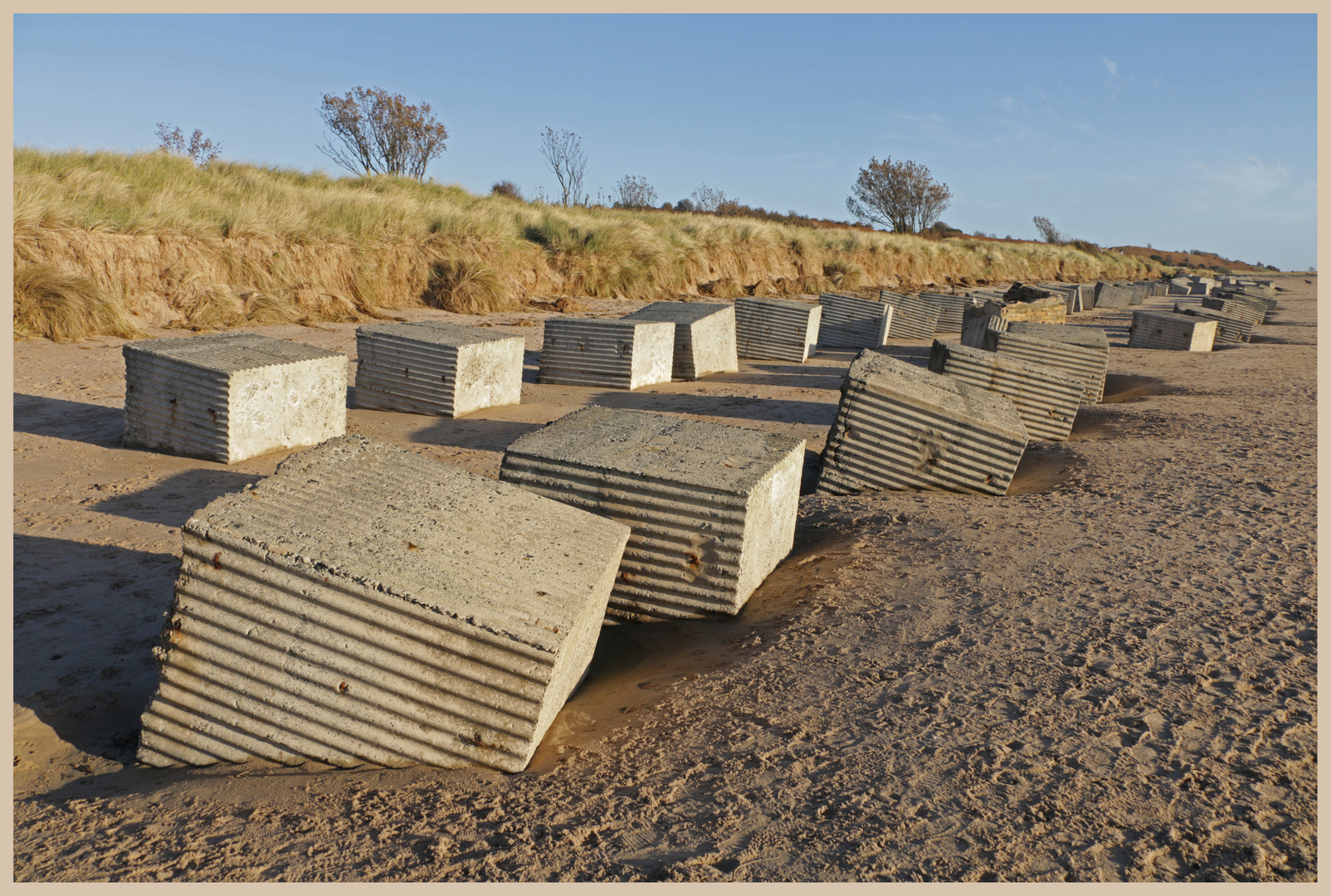 tank obstructions at alnmouth