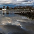 Tanker auf dem Rhein bei Köln-Langel