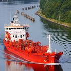 Tanker Cristallo im Nord-Ostsee-Kanal