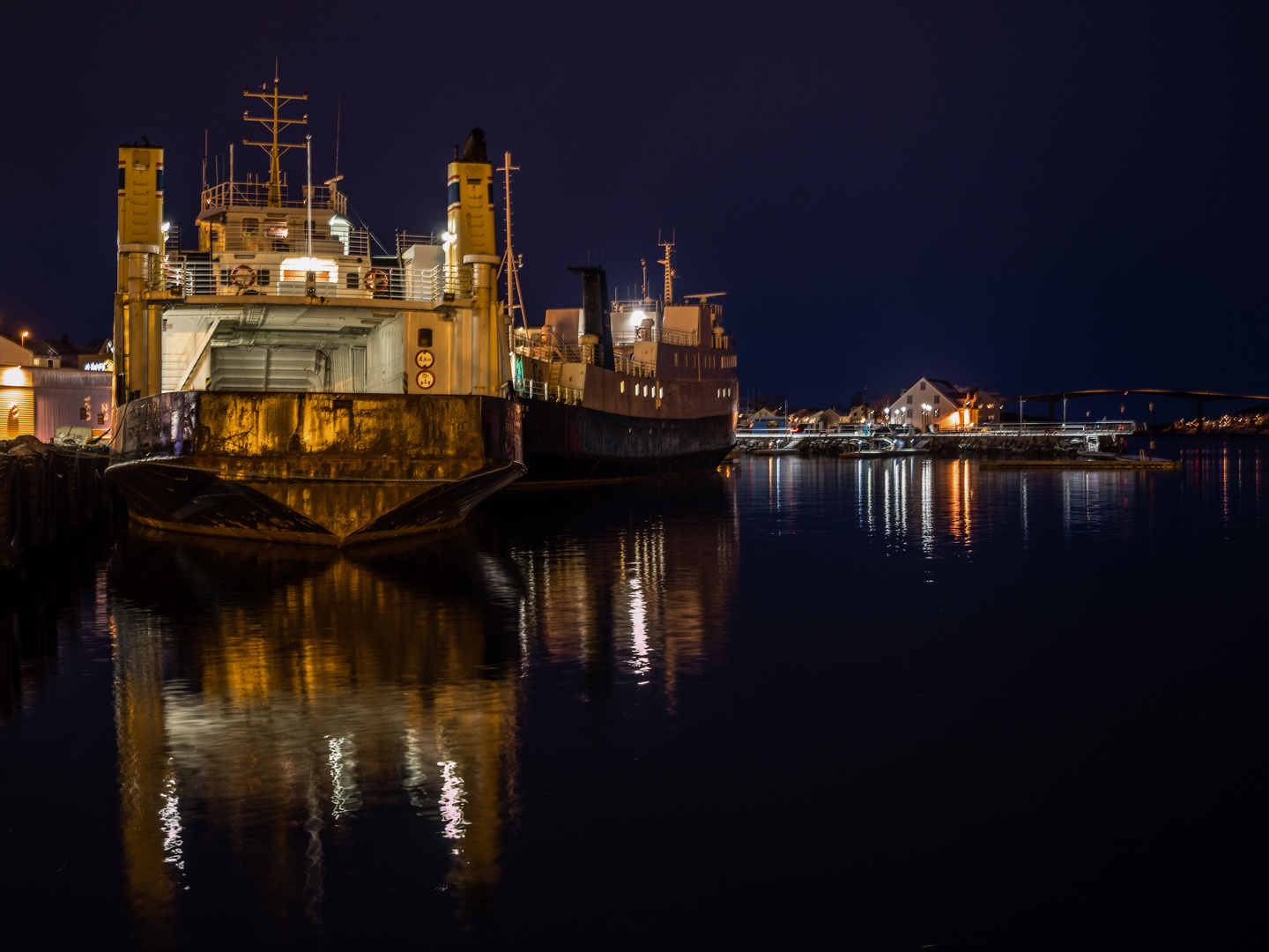 Tanker im Hafen