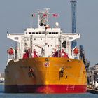 Tanker "STOLT" im Industriehafen Antwerpen