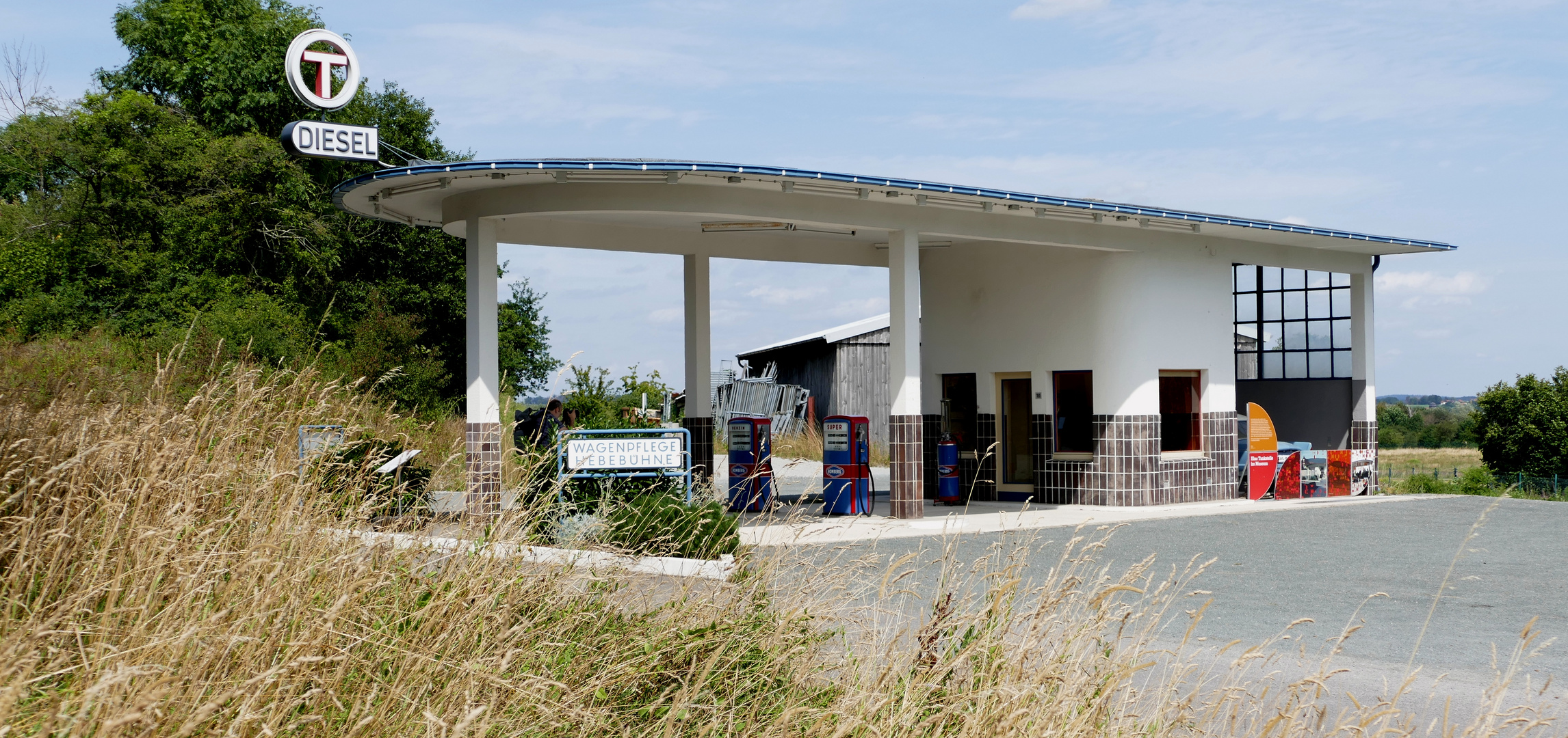 Tankstelle 50 er Jahre