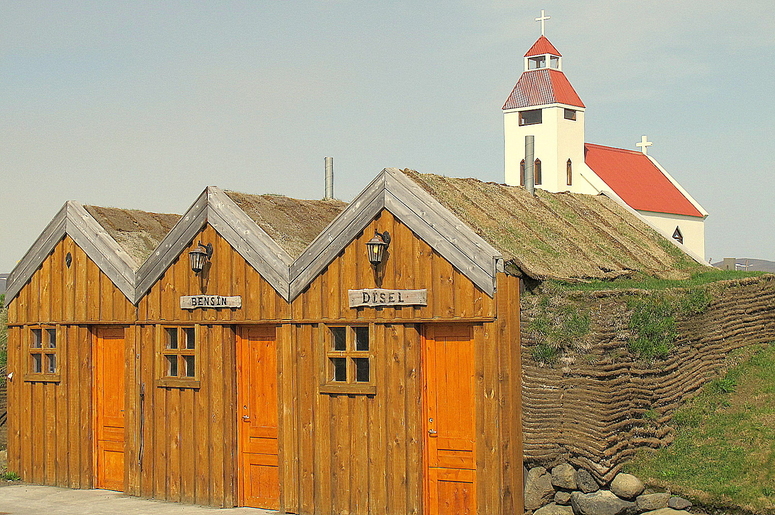 Tankstelle auf Island