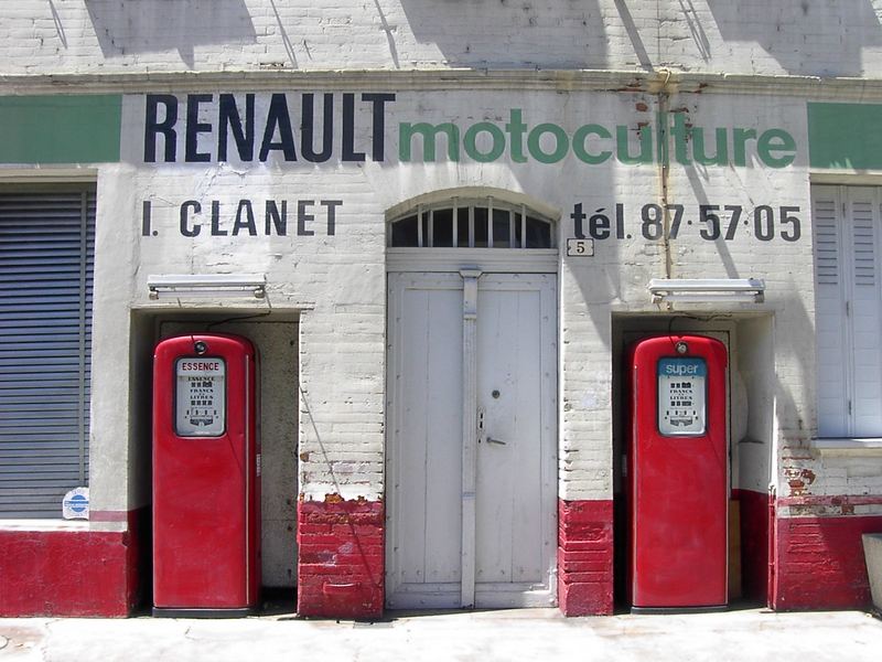 Tankstelle aus einer anderen Zeit