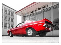 Tankstelle Brandshof - Dodge Challenger "NYFD Red"