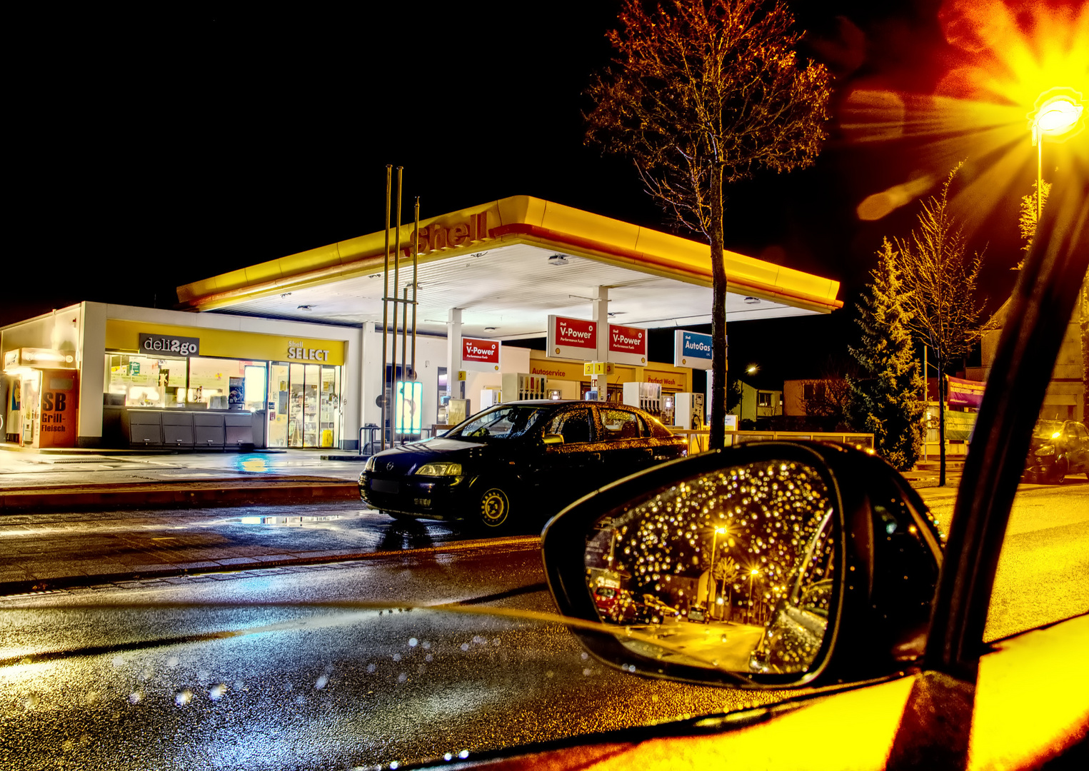 Tankstelle HDR