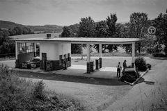 Tankstelle im Freilichtmuseum Detmold