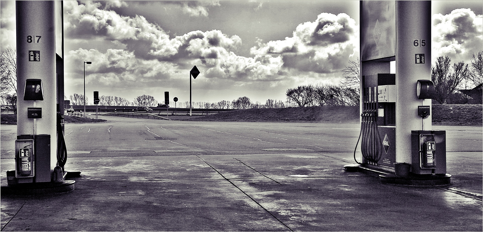 Tankstelle im Nirgendwo