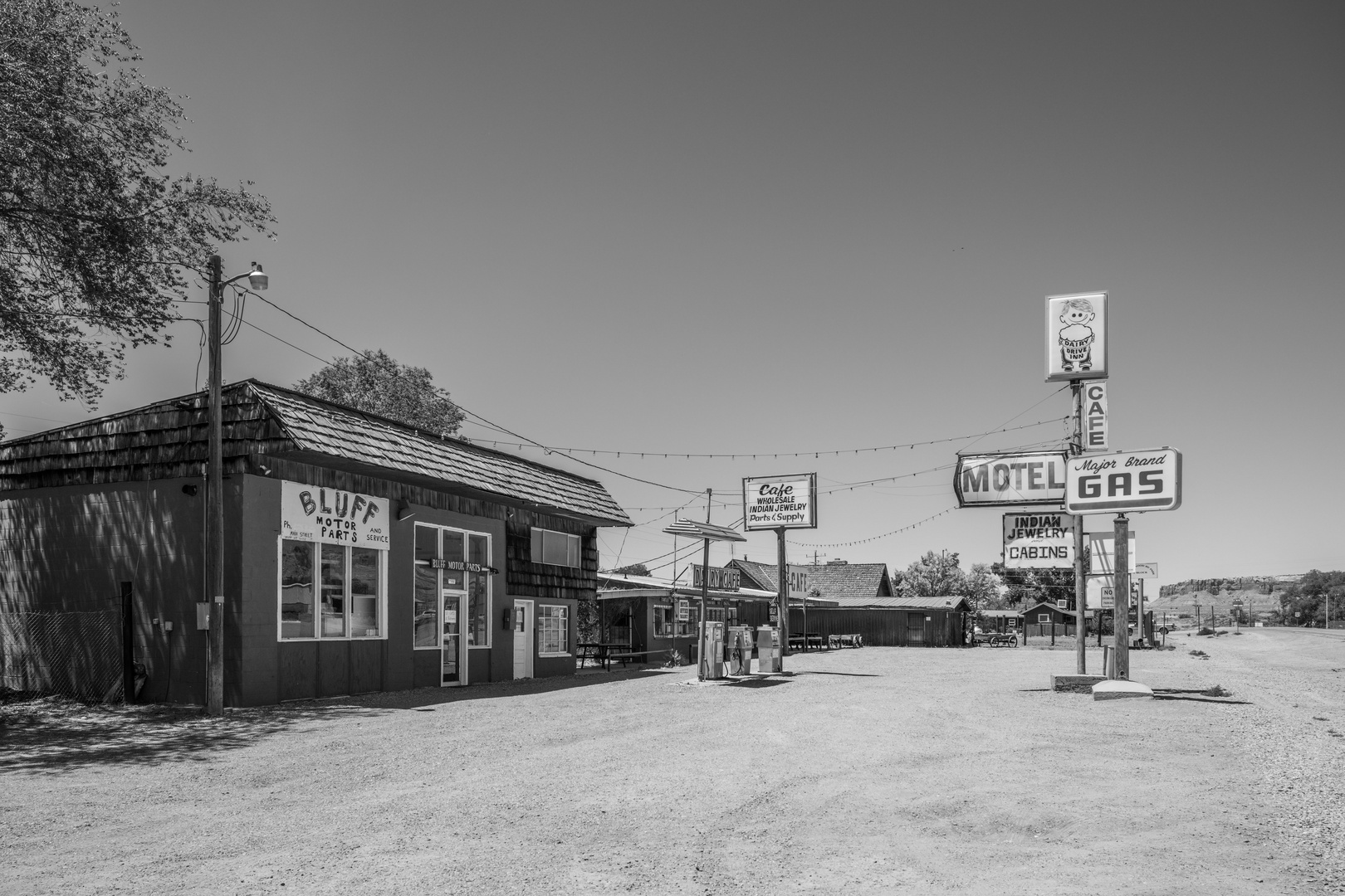 Tankstelle in Bluff, Utah