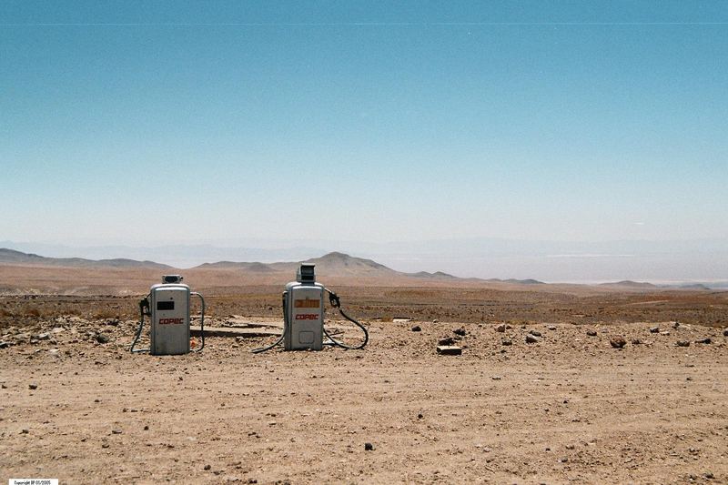 Tankstelle in der Wüste