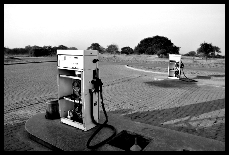 Tankstelle in Namibia