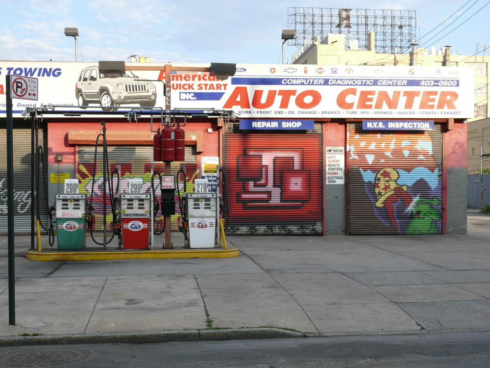 Tankstelle in Red Hook, Brooklyn