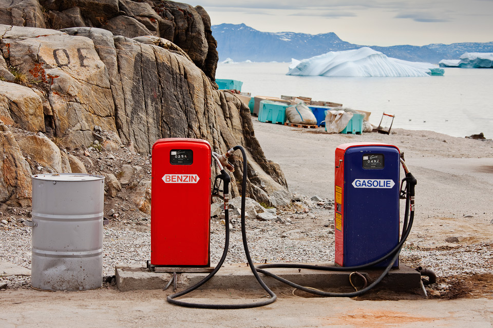 Tankstelle in Uummannaq