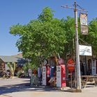 Tankstelle und Greyhound-Halt beim Hackberry General Store an der Route 66