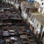 Tannerie de Fes, Maroc