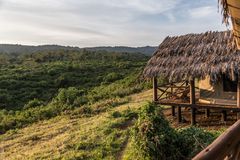 Tansania - Ngorongoro - Karibuni Crater Forest Camp - Blick von unserem Zelt