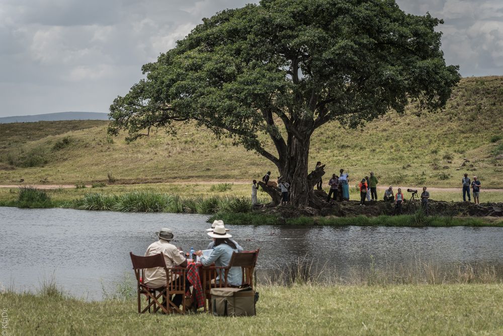 Tansania - Ngorongoro - Picknik am Hippo-Pool