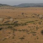 Tansania - Serengeti - Landung der anderen Ballone