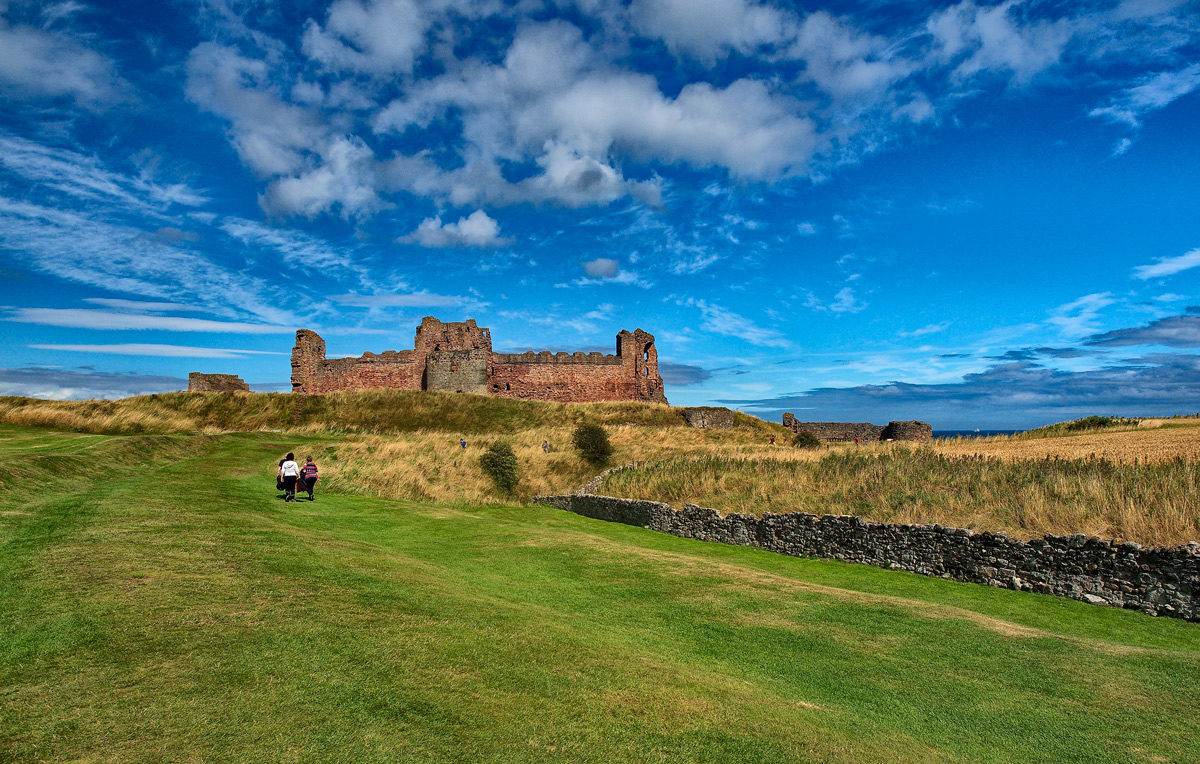 Tantallon Castle - Annäherung