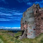 Tantallon Castle - Zugang