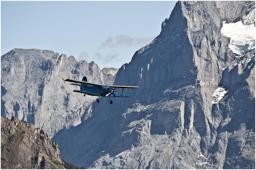 Tante Anna als Alpenflieger