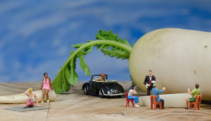 Tante Elli muss schon los...