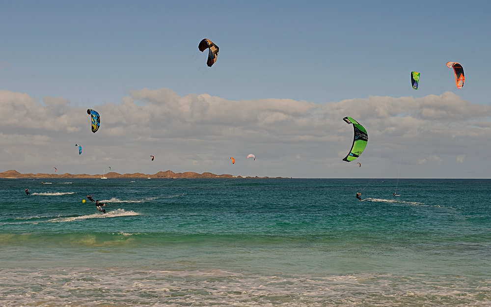 Tanz der Kitesurfer