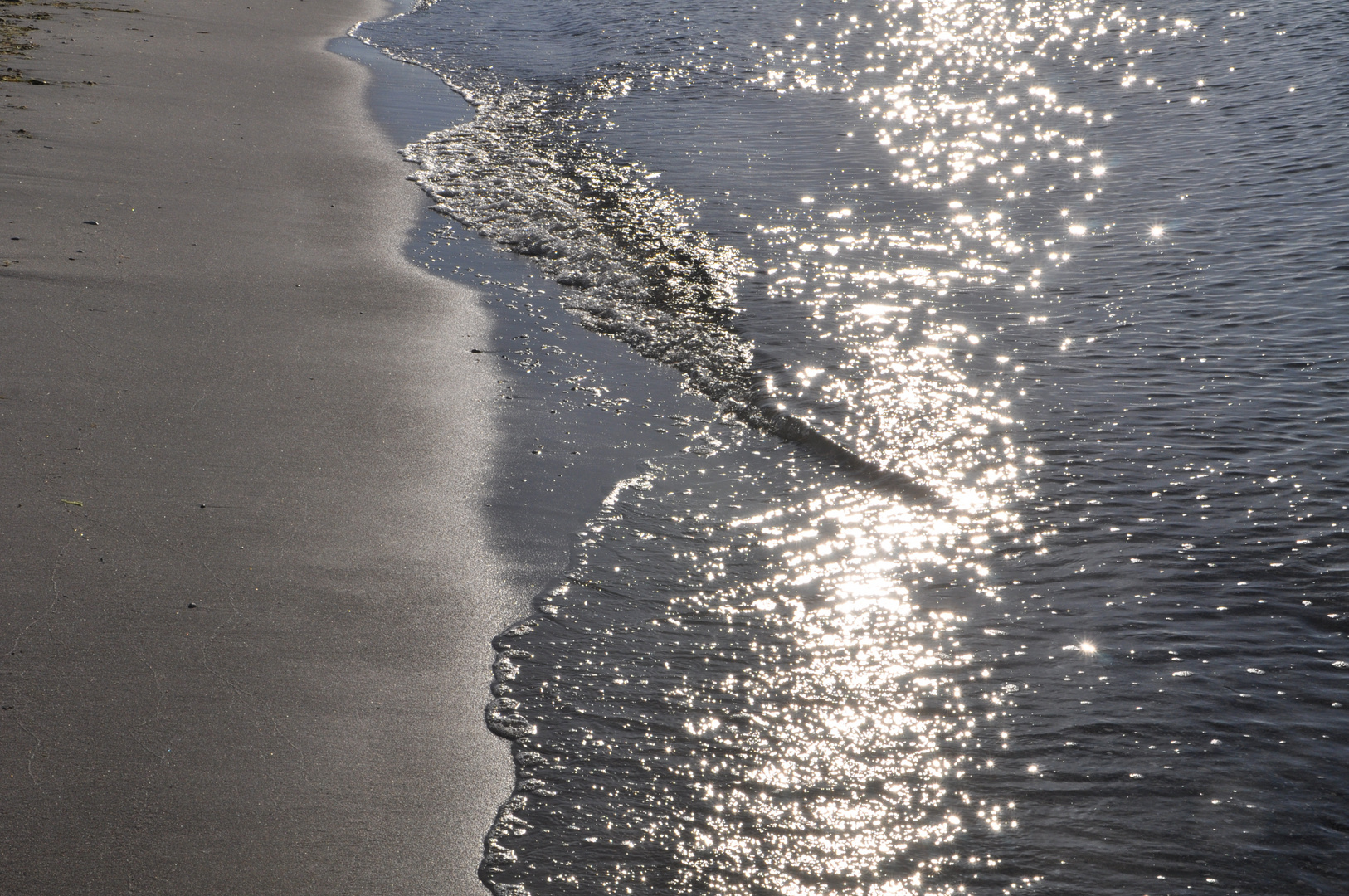 Tanz der Lichter am Strand