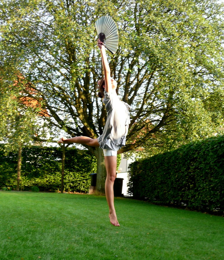 Tanzen im Garten