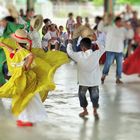 tanzende Kinder in Panama