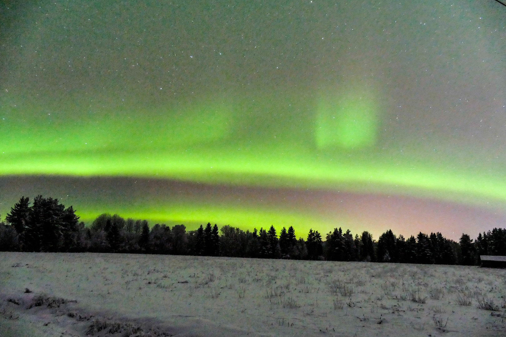 Tanzende Lichter über Nordschweden