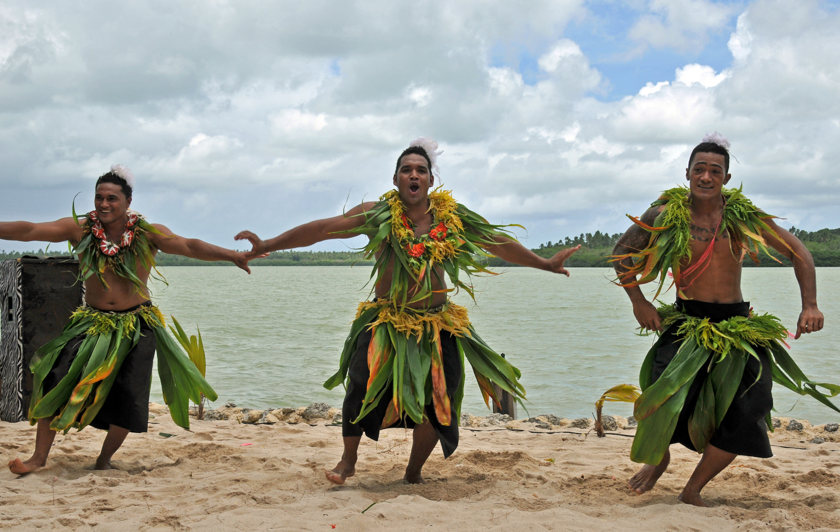 Tanzgruppe in Tonga 