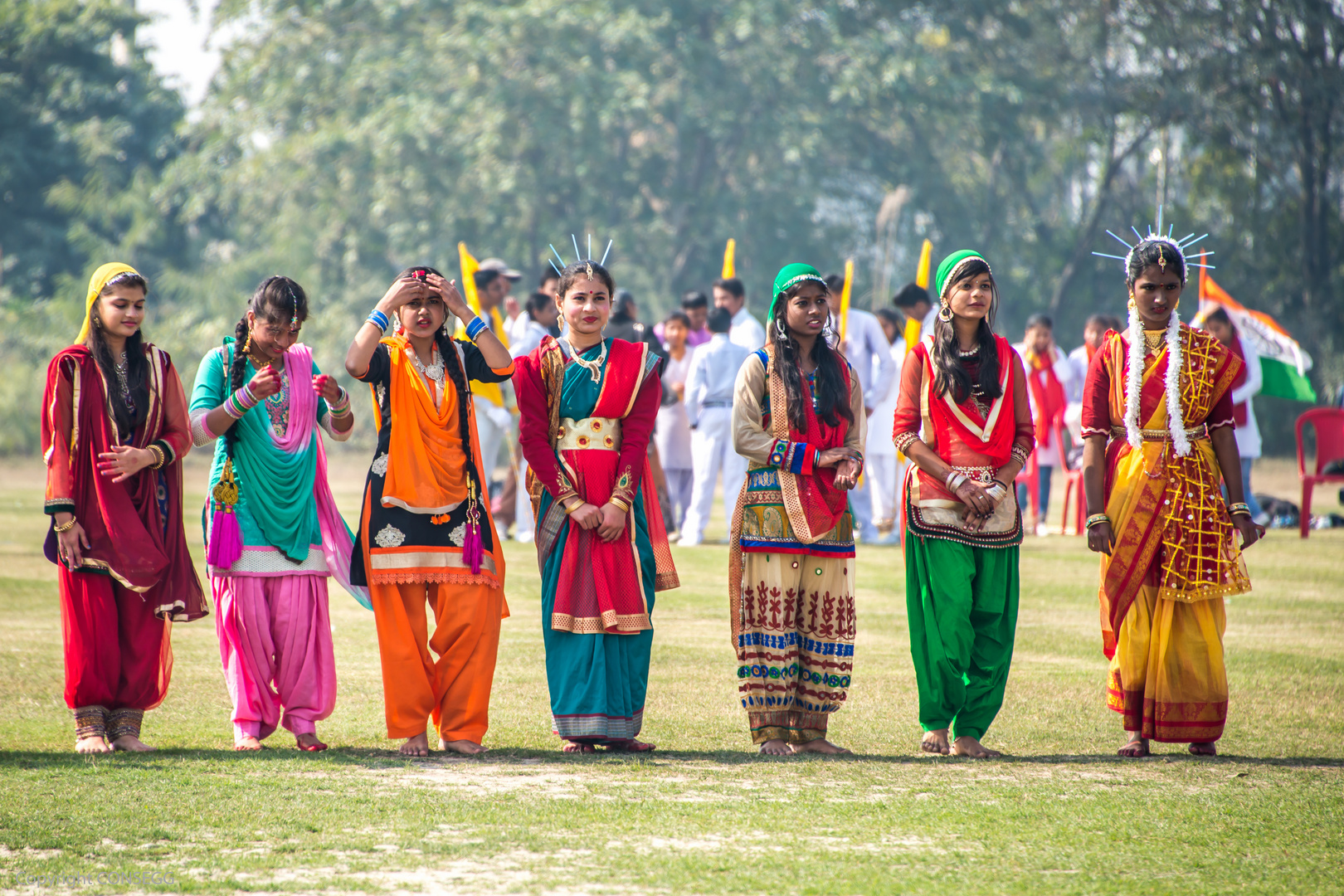 Tanzvorführung Indien