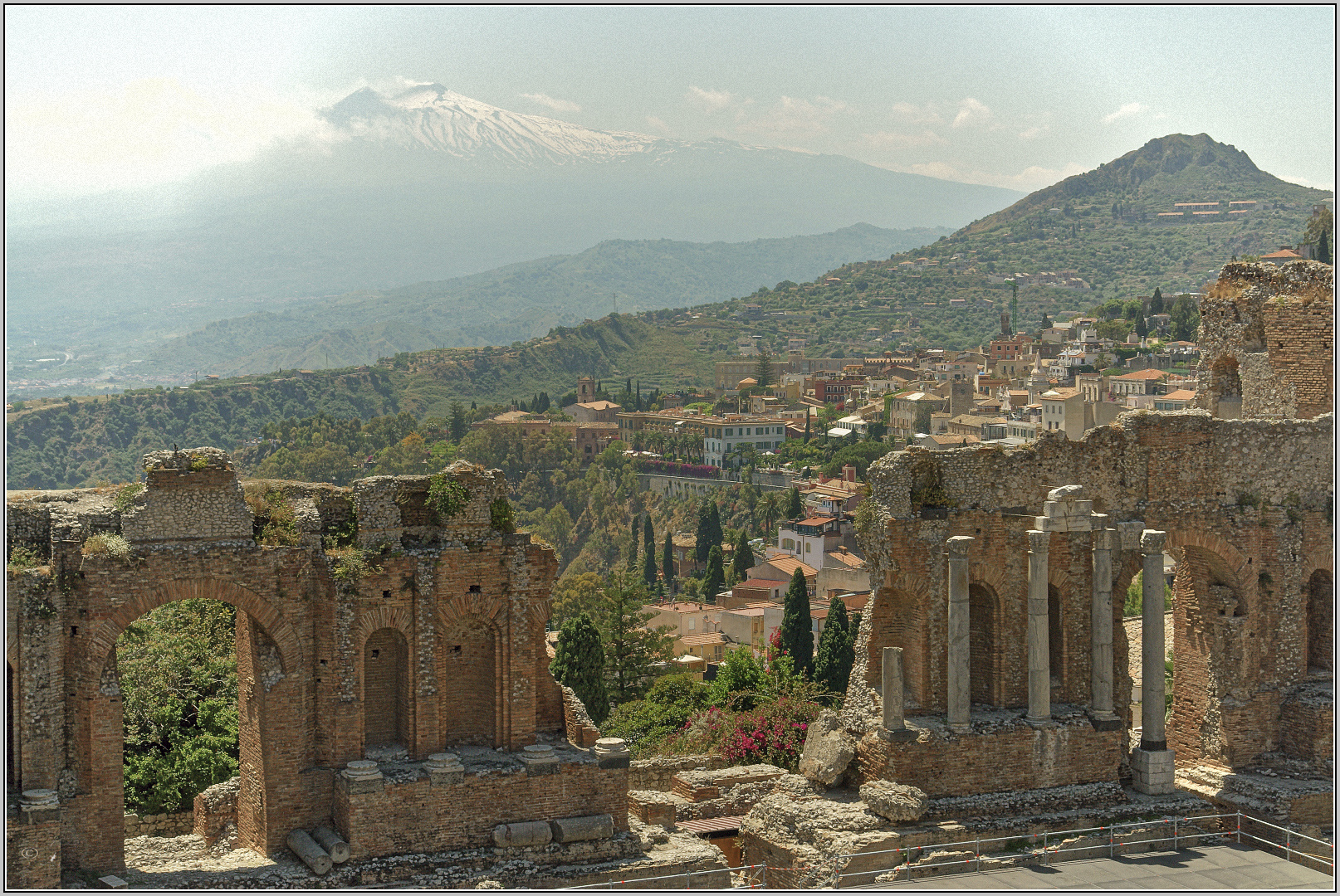 Taormina im Gegenlicht