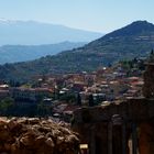 Taormina im Gegenlicht